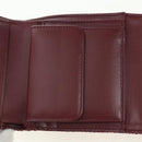Christian Dior Trotter Canvas Trifold Wallet Pink Silver Pink Auth am11614V-19