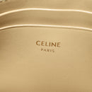 CELINE C Charm Coin Purse Leather Gold Auth am11616V-13