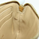 CELINE C Charm Coin Purse Leather Gold Auth am11616V-16