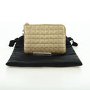 CELINE C Charm Coin Purse Leather Gold Auth am11616V-19