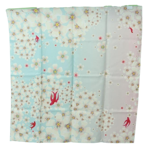 Van Cleef & Arpels Scarf Silk Light Blue Auth am11617M