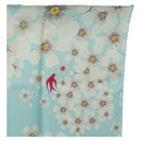 Van Cleef & Arpels Scarf Silk Light Blue Auth am11617M-4