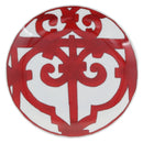 HERMES Guadalquivir Plate Pottery Red Auth am11618-2