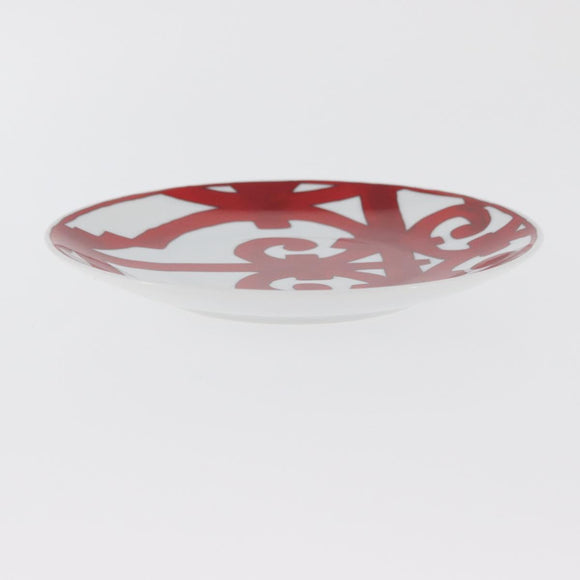 HERMES Guadalquivir Plate Pottery Red Auth am11618