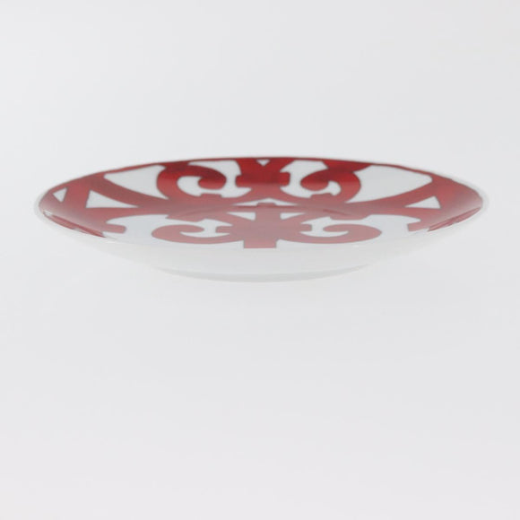 HERMES Guadalquivir Plate Pottery Red Auth am11618