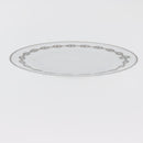 HERMES Shane Dunkle Plate Pottery White Gray Auth am11619-12
