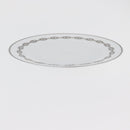 HERMES Shane Dunkle Plate Pottery White Gray Auth am11619-14