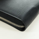 LOUIS VUITTON Epi Zippy Organizer Long Wallet Black M63852 LV Auth am11620V-15