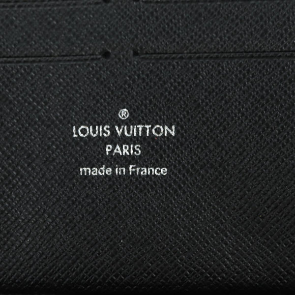 LOUIS VUITTON Epi Zippy Organizer Long Wallet Black M63852 LV Auth am11620V