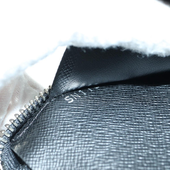 LOUIS VUITTON Epi Zippy Organizer Long Wallet Black M63852 LV Auth am11620V