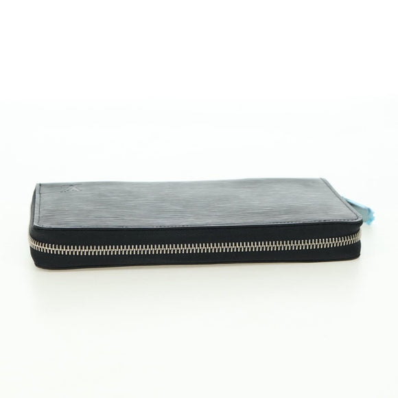 LOUIS VUITTON Epi Zippy Organizer Long Wallet Black M63852 LV Auth am11620V