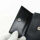 GUCCI GG Trifold Wallet Leather Black Champagne Gold 035 2888 2240 Auth am11621V-18