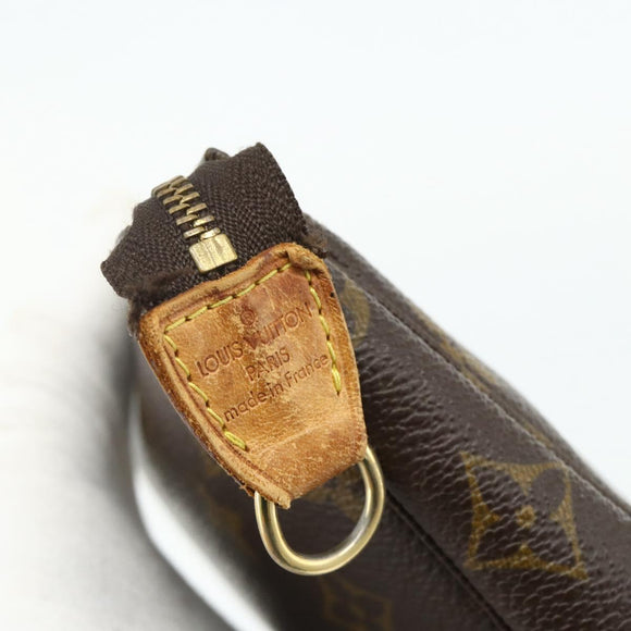 LOUIS VUITTON Monogram Pochette Accessoires Pouch M51980 LV Auth am11622