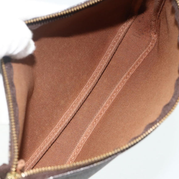 LOUIS VUITTON Monogram Pochette Accessoires Pouch M51980 LV Auth am11622