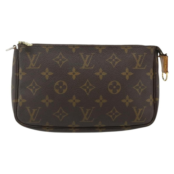 LOUIS VUITTON Monogram Pochette Accessoires Pouch M51980 LV Auth am11622