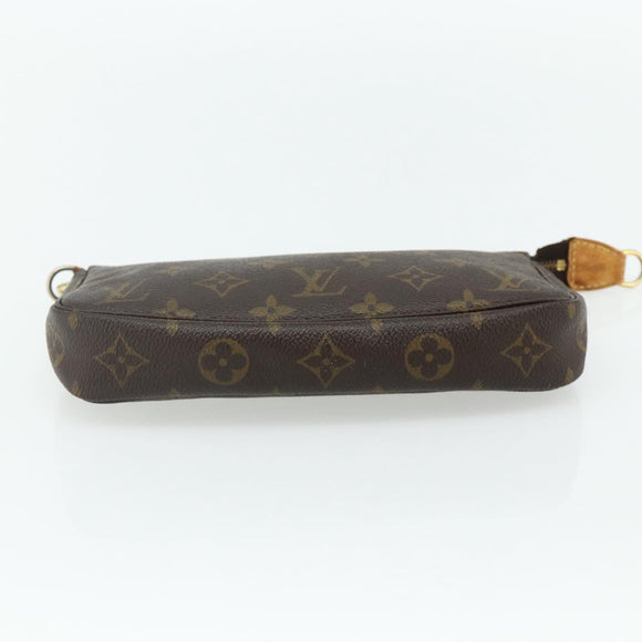 LOUIS VUITTON Monogram Pochette Accessoires Pouch M51980 LV Auth am11622