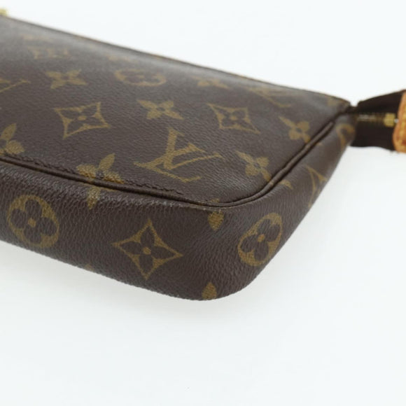 LOUIS VUITTON Monogram Pochette Accessoires Pouch M51980 LV Auth am11622
