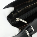 BURBERRY Hand Bag PVC Black Silver Auth am11623A-20