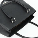 BURBERRY Hand Bag PVC Black Silver Auth am11623A-6