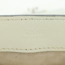 Chloe Fay Hand Bag Leather 2way White Gold Auth am11624V-19