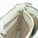 Chloe Fay Hand Bag Leather 2way White Gold Auth am11624V-23