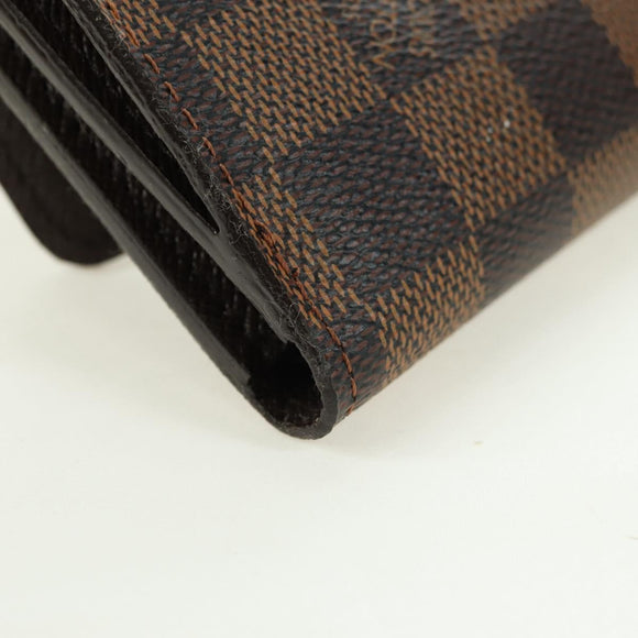 LOUIS VUITTON Damier Ebene Portefeuille Anais Wallet N63242 LV Auth am11625A