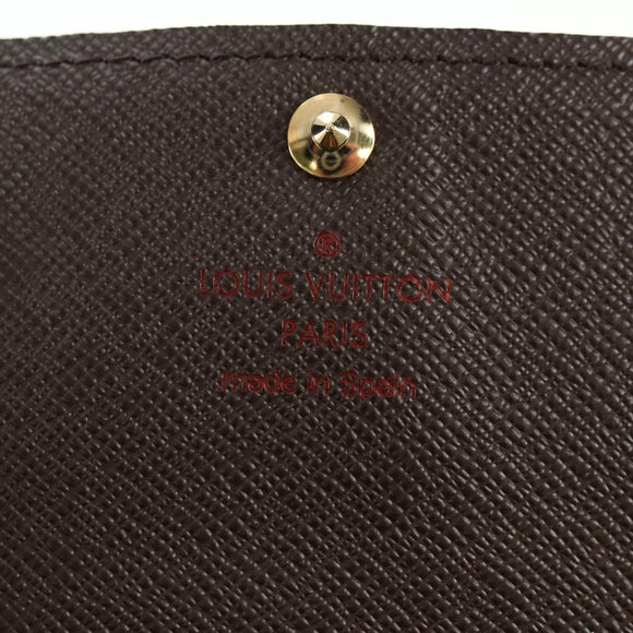 LOUIS VUITTON Damier Ebene Portefeuille Anais Wallet N63242 LV Auth am11625A