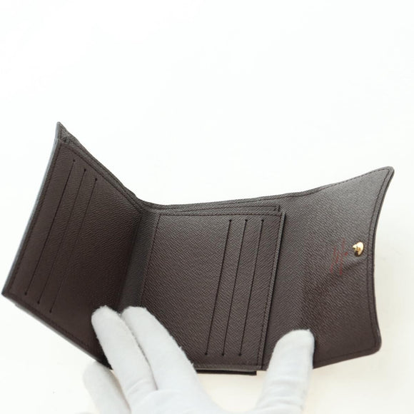 LOUIS VUITTON Damier Ebene Portefeuille Anais Wallet N63242 LV Auth am11625A
