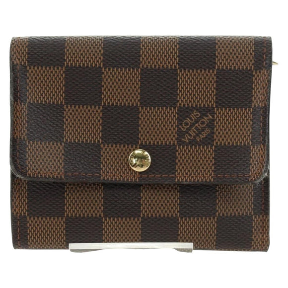 LOUIS VUITTON Damier Ebene Portefeuille Anais Wallet N63242 LV Auth am11625A