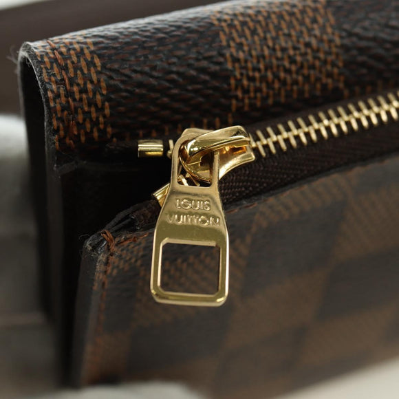 LOUIS VUITTON Damier Ebene Portefeuille Anais Wallet N63242 LV Auth am11625A