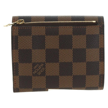 LOUIS VUITTON Damier Ebene Portefeuille Anais Wallet N63242 LV Auth am11625A - 0