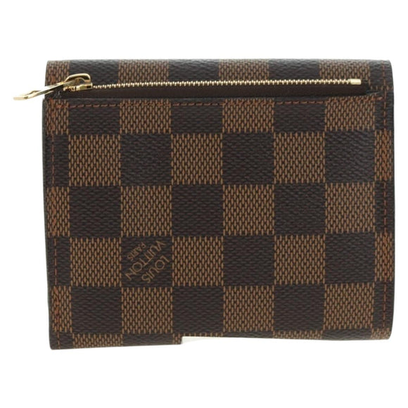 LOUIS VUITTON Damier Ebene Portefeuille Anais Wallet N63242 LV Auth am11625A