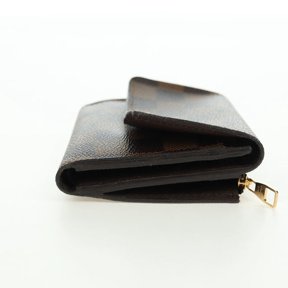LOUIS VUITTON Damier Ebene Portefeuille Anais Wallet N63242 LV Auth am11625A