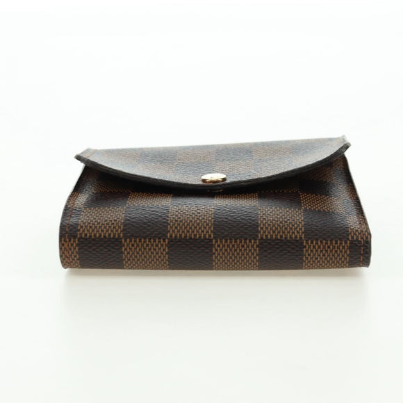 LOUIS VUITTON Damier Ebene Portefeuille Anais Wallet N63242 LV Auth am11625A