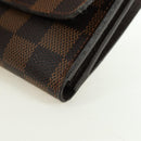 LOUIS VUITTON Damier Ebene Portefeuille Anais Wallet N63242 LV Auth am11625A-14