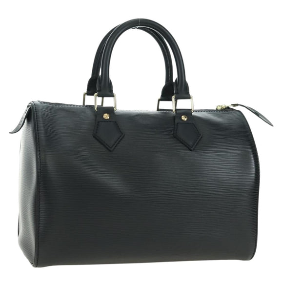LOUIS VUITTON Epi Speedy 25 Hand Bag Black M59042 LV Auth am11626V