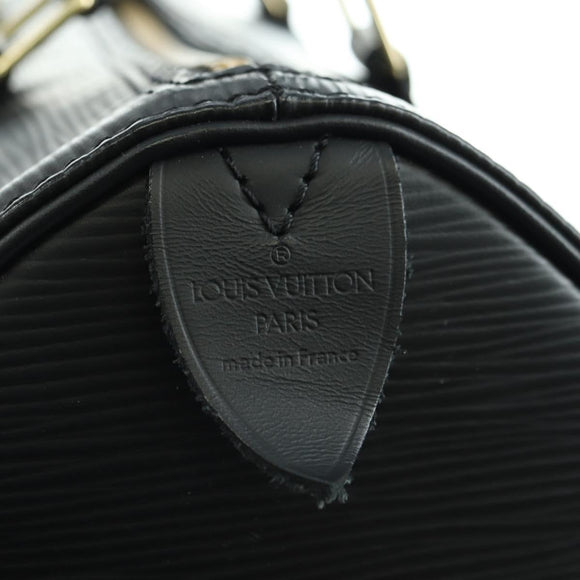 LOUIS VUITTON Epi Speedy 25 Hand Bag Black M59042 LV Auth am11626V