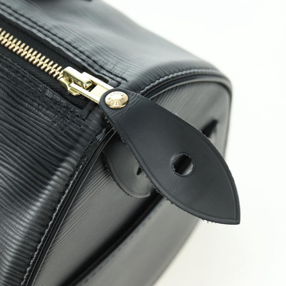 LOUIS VUITTON Epi Speedy 25 Hand Bag Black M59042 LV Auth am11626V
