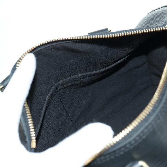 LOUIS VUITTON Epi Speedy 25 Hand Bag Black M59042 LV Auth am11626V