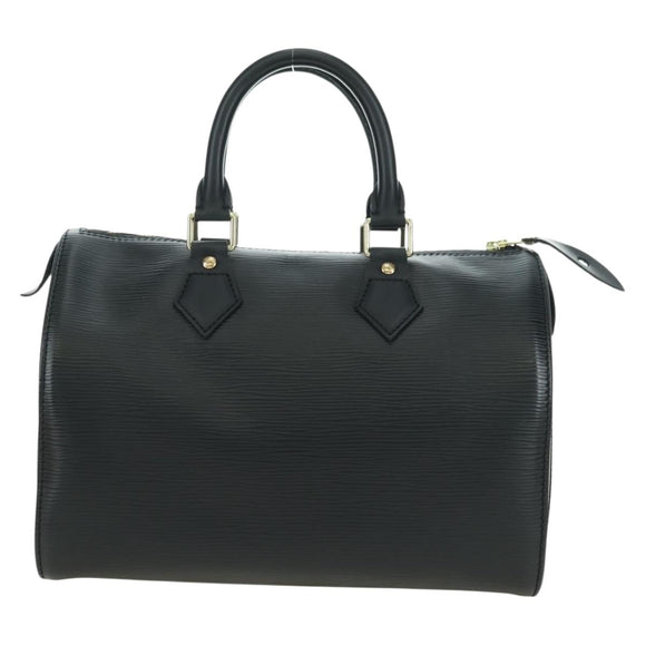 LOUIS VUITTON Epi Speedy 25 Hand Bag Black M59042 LV Auth am11626V