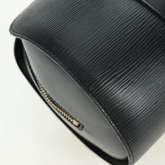 LOUIS VUITTON Epi Soufflot Hand Bag Black M52222 LV Auth am11627V
