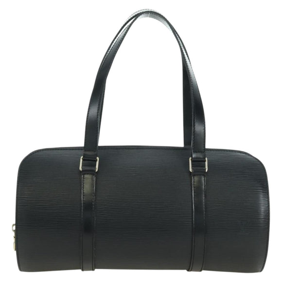 LOUIS VUITTON Epi Soufflot Hand Bag Black M52222 LV Auth am11627V
