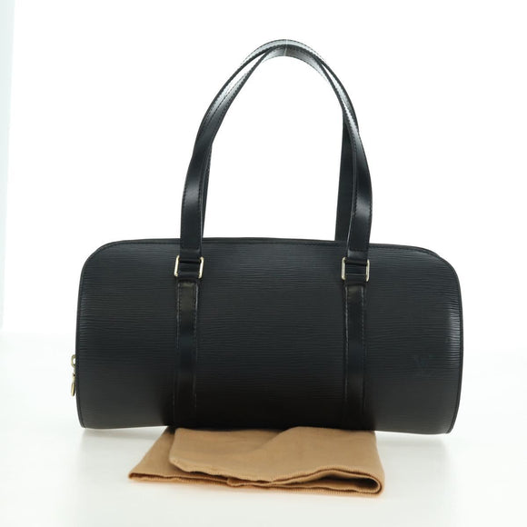 LOUIS VUITTON Epi Soufflot Hand Bag Black M52222 LV Auth am11627V