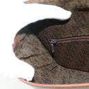 SAINT LAURENT Shoulder Bag Leather Brown Gold Auth am11629A-18