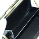 CELINE Macadam Canvas Wallet PVC Leather Black Gold Auth am11630V-15