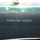 CELINE Macadam Canvas Wallet PVC Leather Black Gold Auth am11630V-19