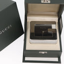 GUCCI Tischuhr Metall Silber Original am11633-12