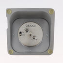 GUCCI Tischuhr Metall Silber Original am11633-6