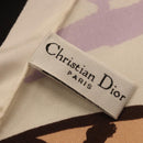 Christian Dior Mini Scarf Silk White Auth am11635A-8