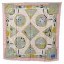 CARTIER Scarf Silk Pink Auth am11636V-12